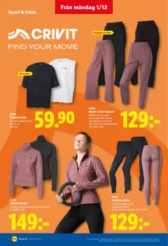 Förhandsgranska reklamblad Aktuella reklamblad Lidl från butik Lidl gäller från 01/12/2025 | Sida: 17
