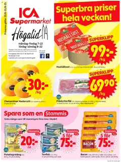 Förhandsgranska reklamblad Stockholm från butik ICA Supermarket gäller från 25/08/2025