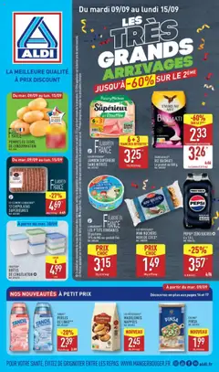 Prévisualisation de Catalogue de la semaine 37 du magasin Aldi formulaire valide 09/09/2025