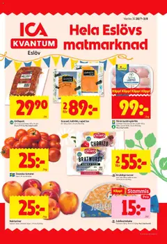 Förhandsgranska reklamblad Eslöv från butik ICA Kvantum gäller från 28/07/2025