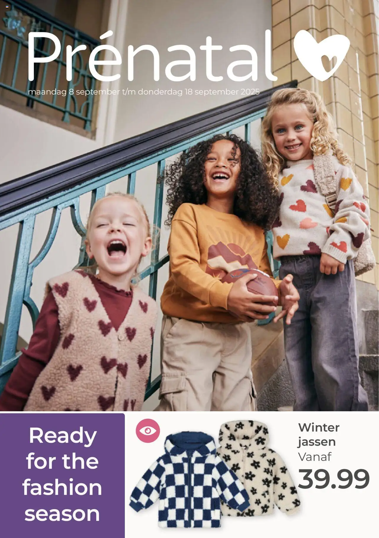 Voorbeeld van Fashion folder van winkel Prénatal geldig vanaf 08-09-2025