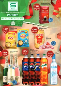 Náhľad Sintra letáku platného od 15.12.2025