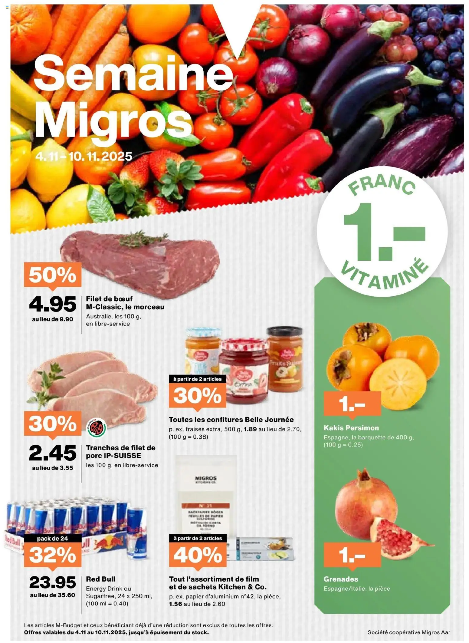 Vorschau des Merkblatts Aktionen FR vom Shop Migros gültig von 04.11.2025 bis 10.11.2025