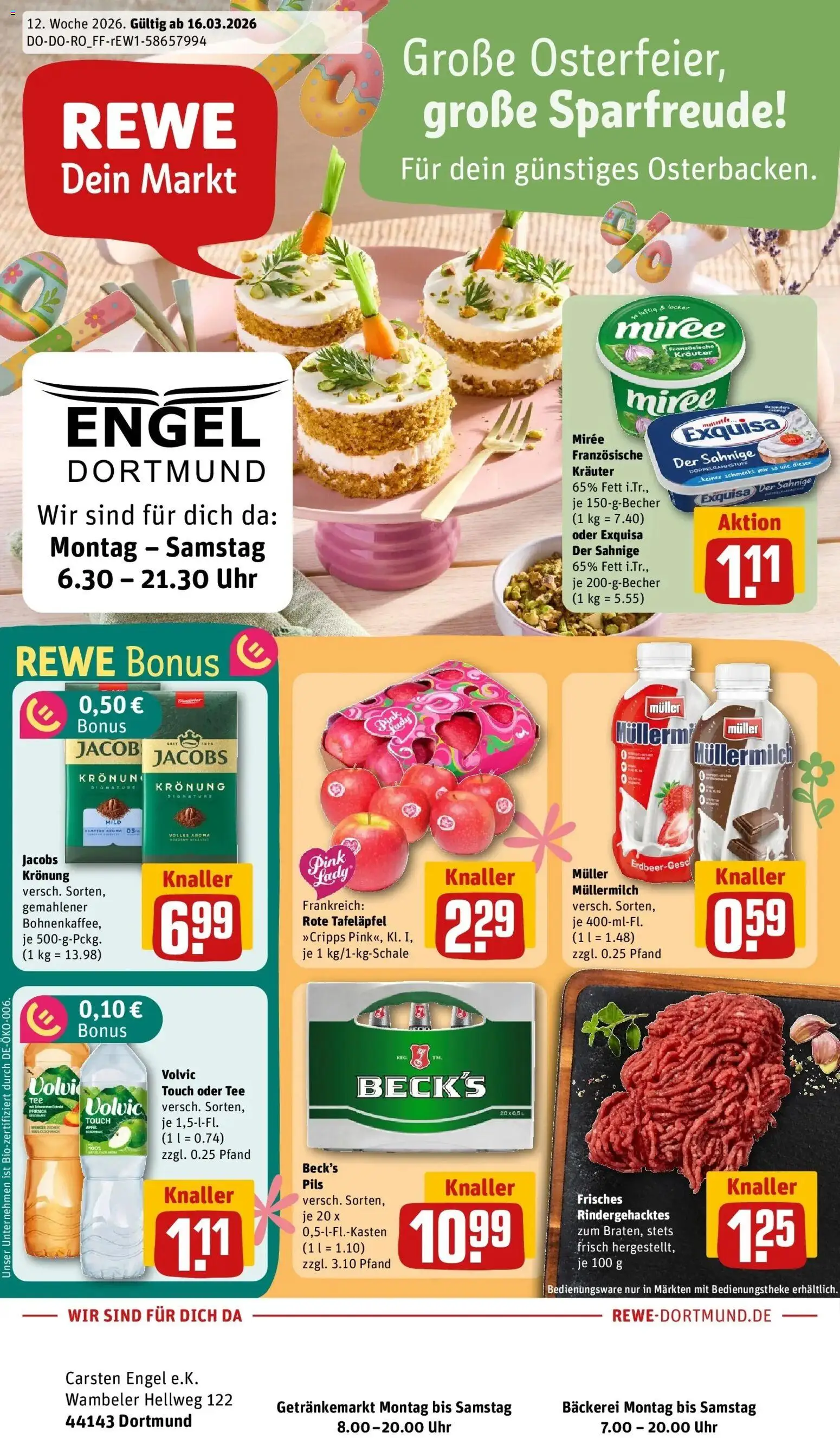 Vorschau von dem Prospekt des Geschäftes Rewe, gültig ab dem 15.03.2026
