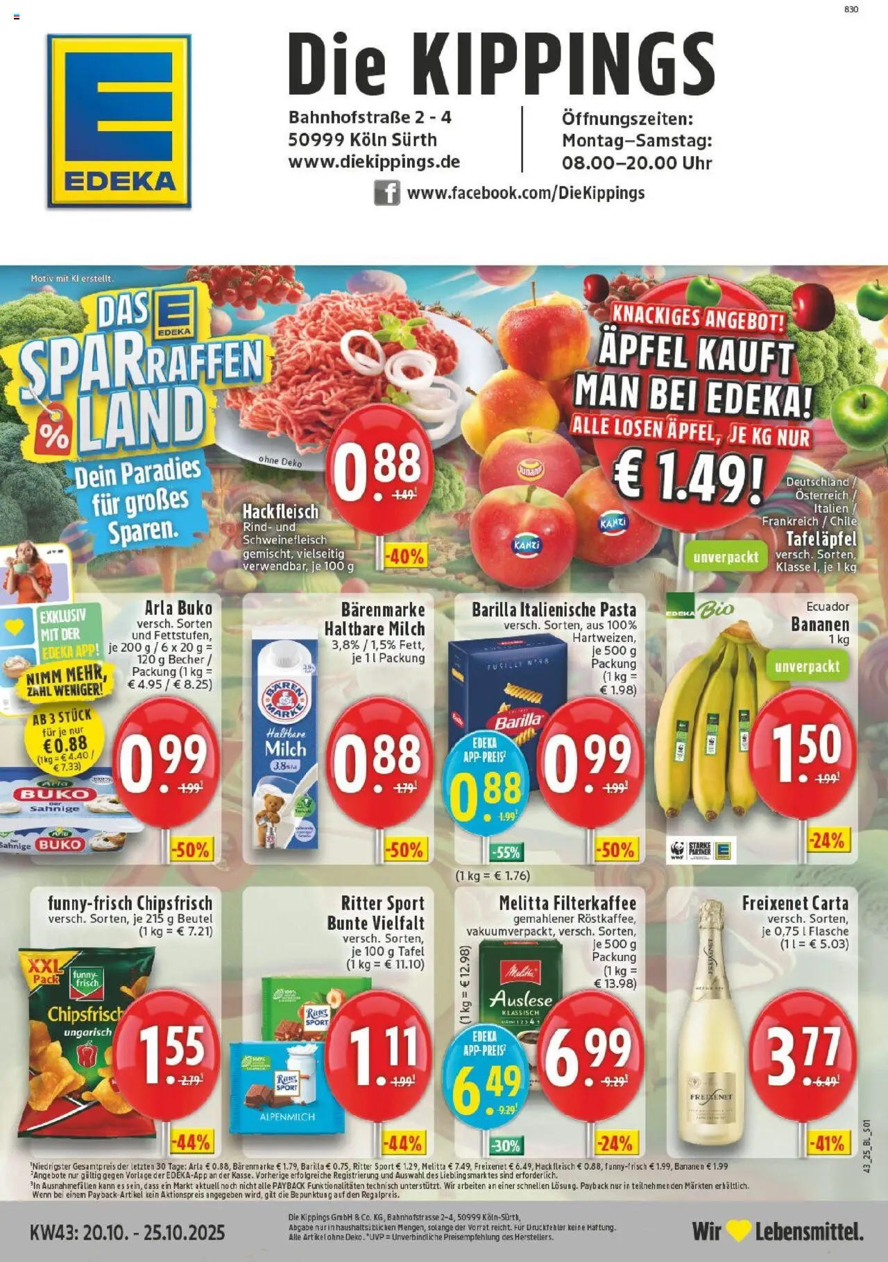 EDEKA Prospekt ab 19.10.2025 - Prospekt Köln Online