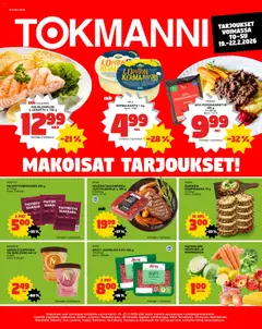 Kaupan Tokmanni Ruokatarjoukset esikatselu, voimassa 19/02/2026