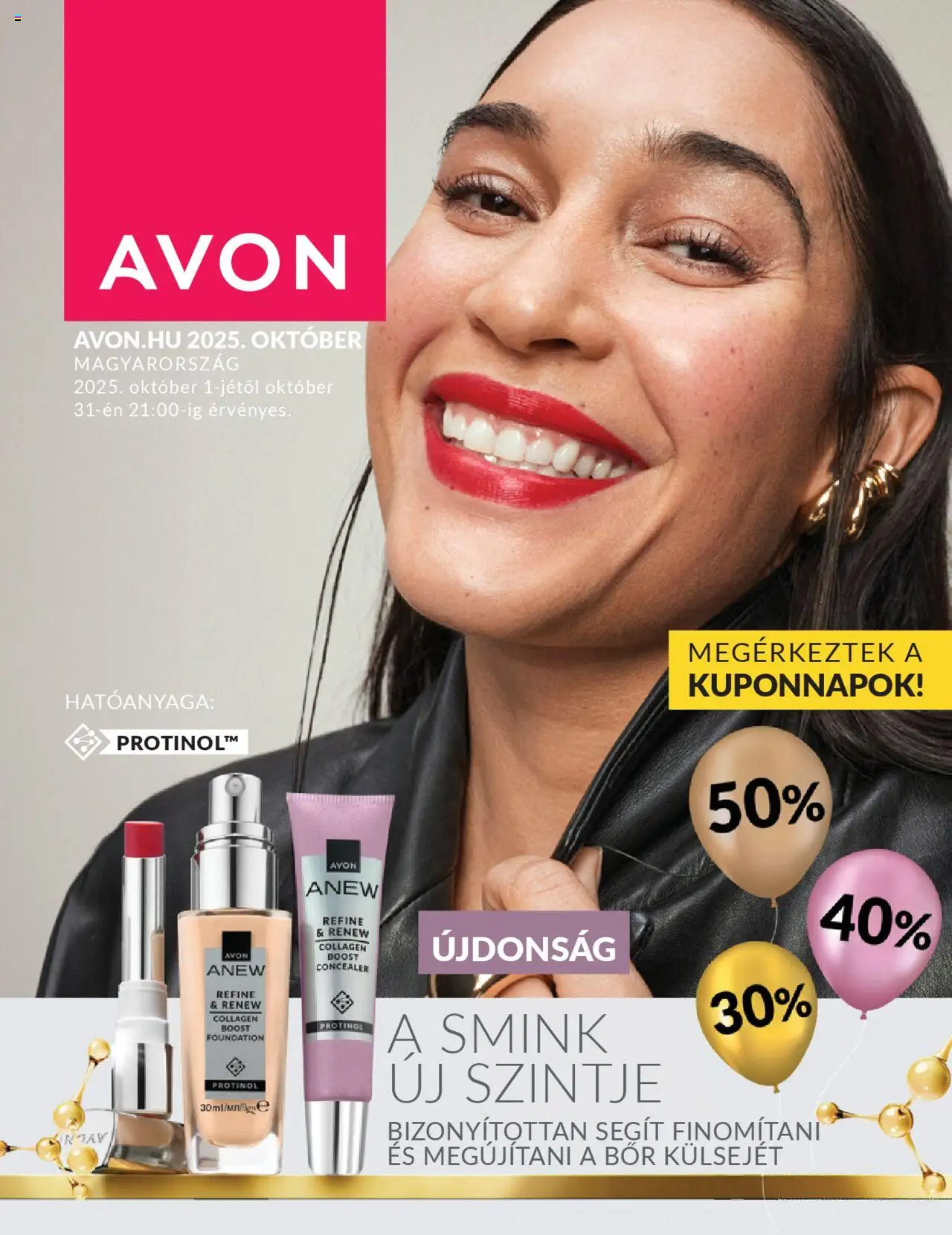 Avon aktuális szórólap, érvényes 2025.10.01.-től - 1 oldal