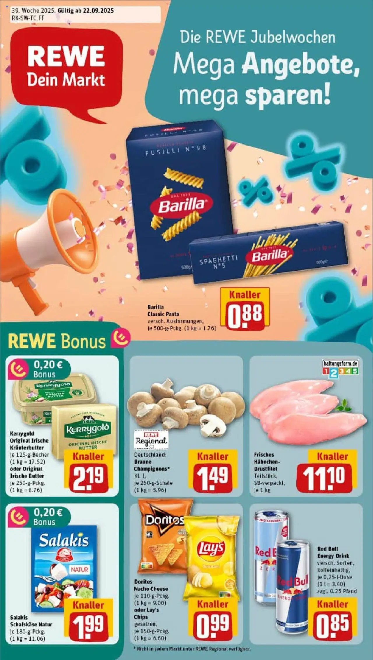 REWE Prospekt ab 21.09.2025 nächste Woche - Prospekt Tübingen / Innenstadt	