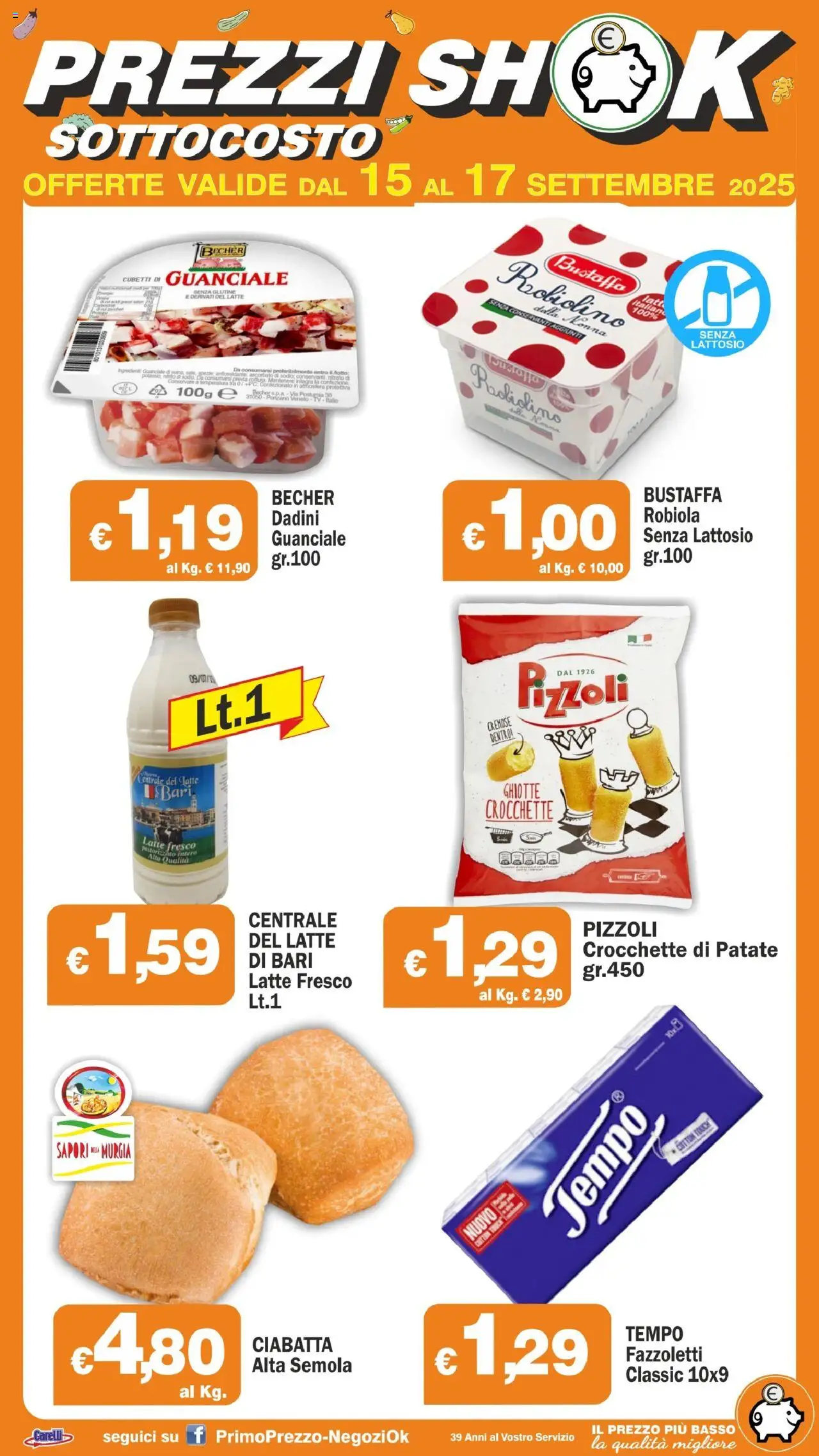 Volantino Primo Prezzo valido da 15/09/2025 numero di pagina 1