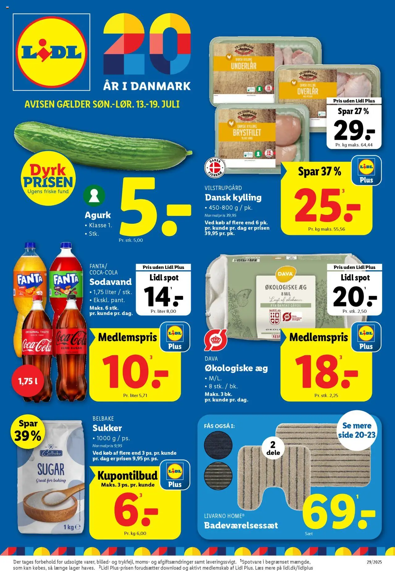Lidl tilbudsavis gyldig fra 13/07/2025 - side 1