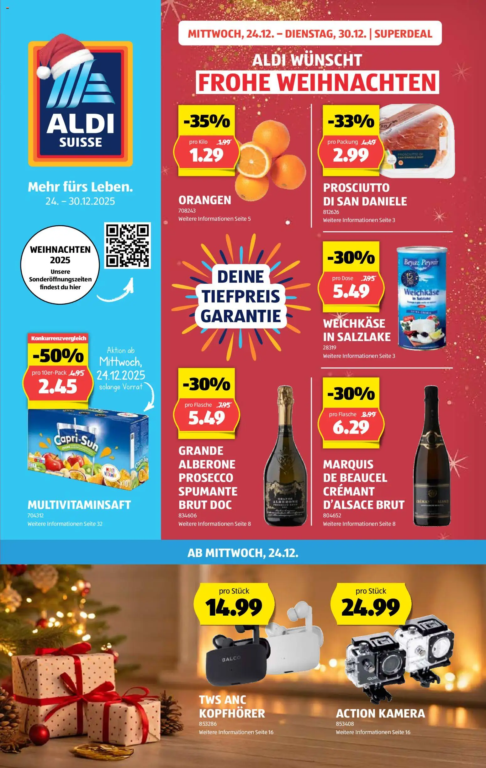 Vorschau des Merkblatts Aktionen vom Shop Aldi gültig von 24.12.2025 bis 30.12.2025
