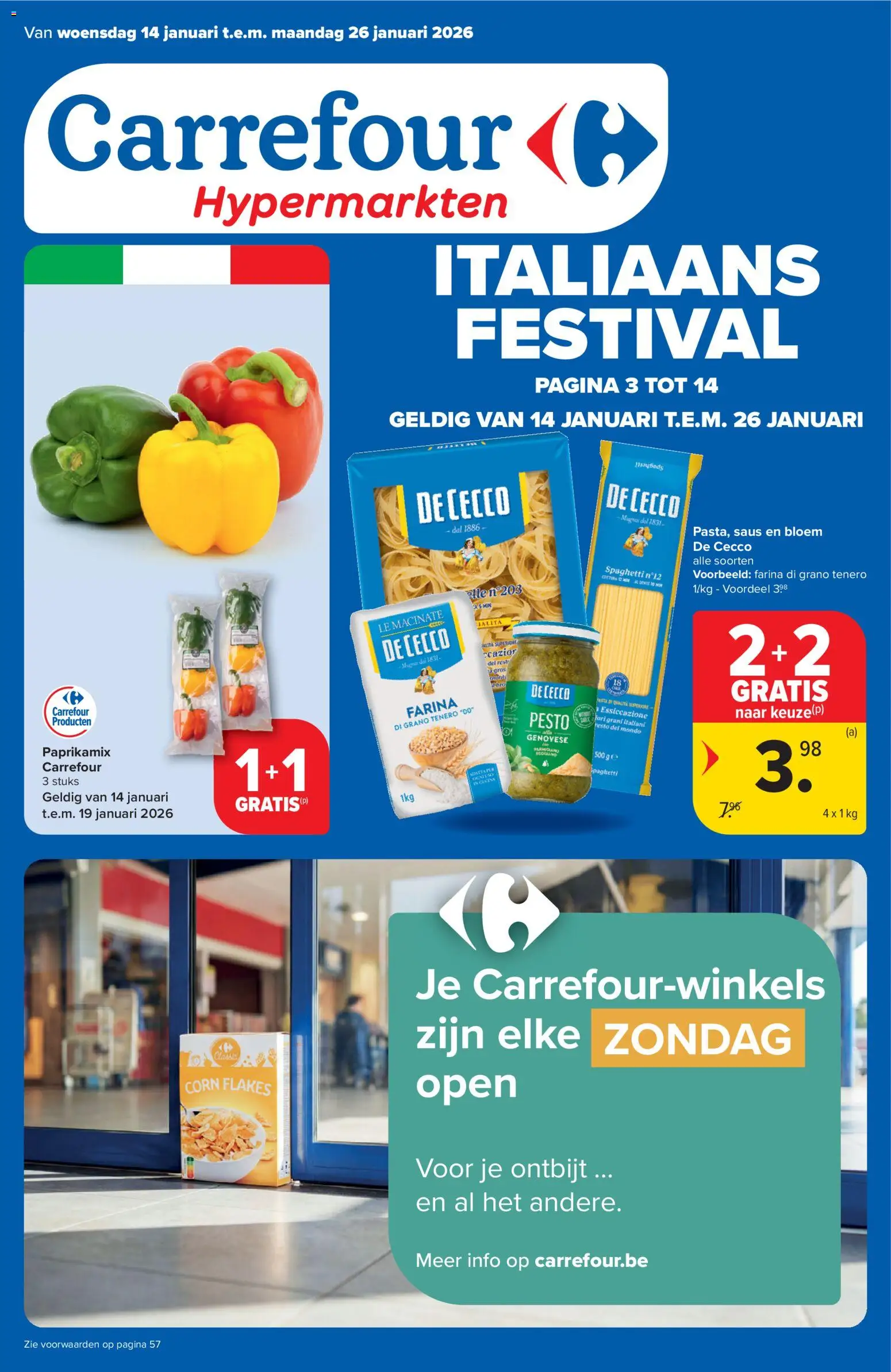 Voorbeeld van Folder week 3 van winkel Carrefour geldig vanaf 14/01/2026