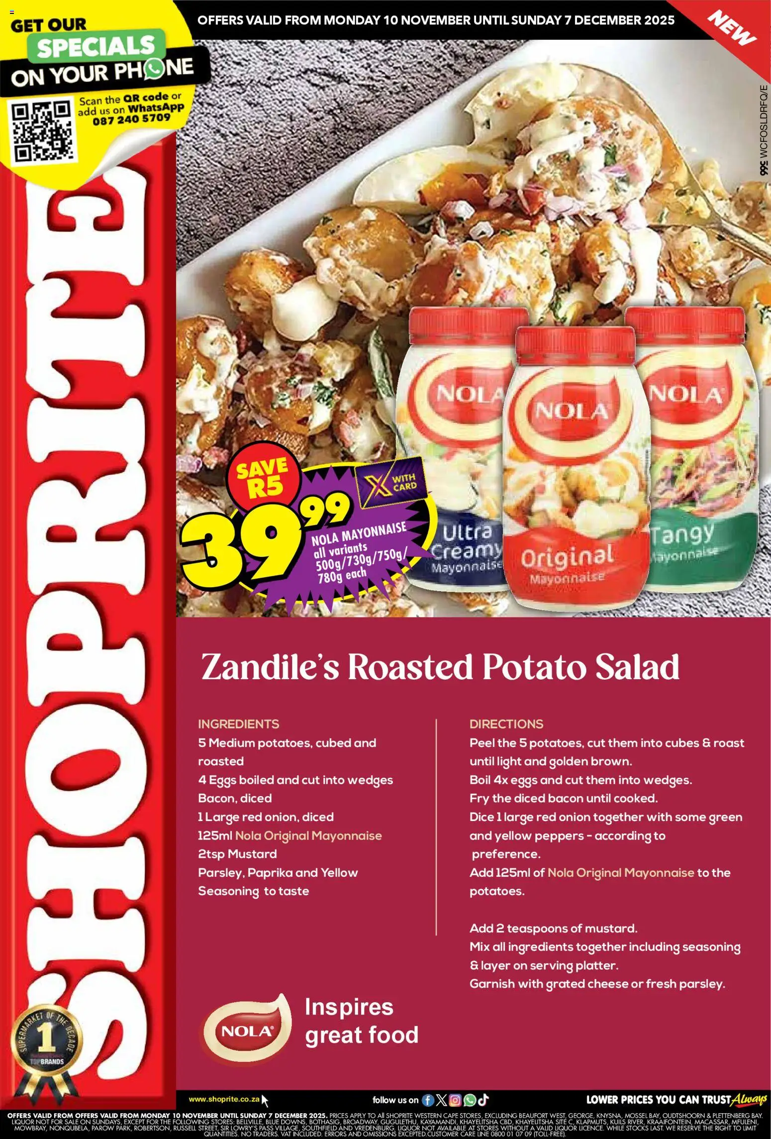 Preview of Shoprite flyer valid from 10/11/2025