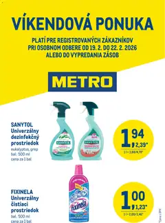 Náhľad Metro letáku platného od 19.02.2026