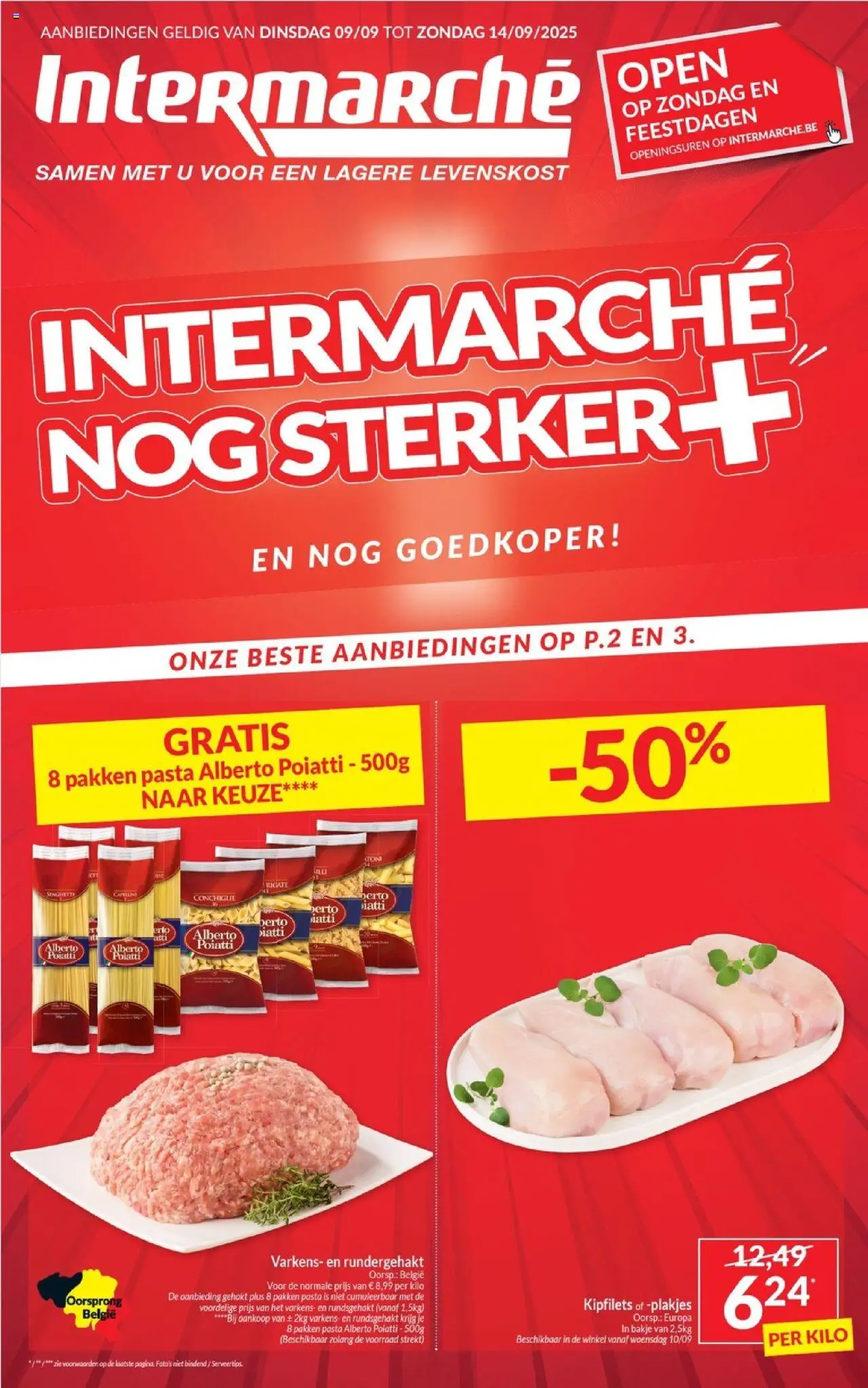 Intermarché shop Folder week 37 geldig vanaf 09/09/2025 - Paginanummer 1