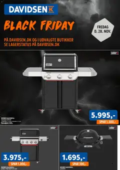 Eksempel på tilbudsavis Black Friday fra butik Davidsen gyldig fra 28/11/2025