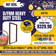 Preview of Laduma Hardware flyer valid from 01/04/2026