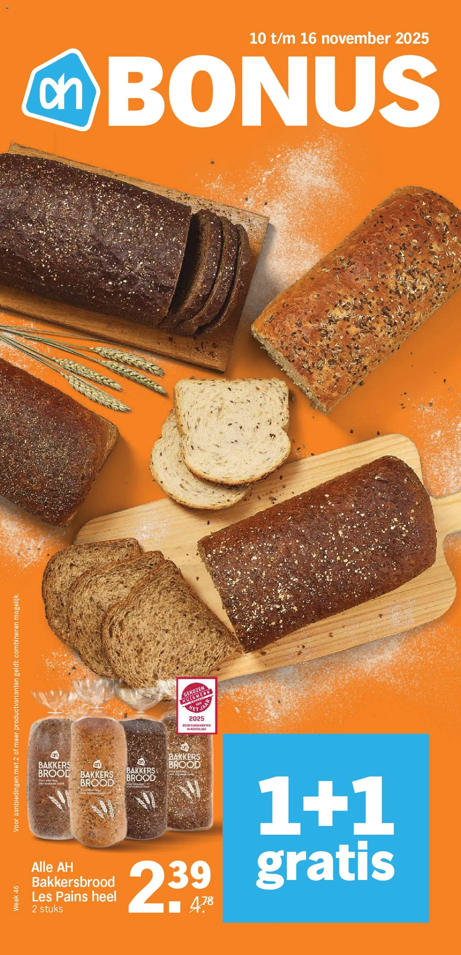 Voorbeeld van Folder week 46 van winkel Albert Heijn geldig vanaf 10-11-2025