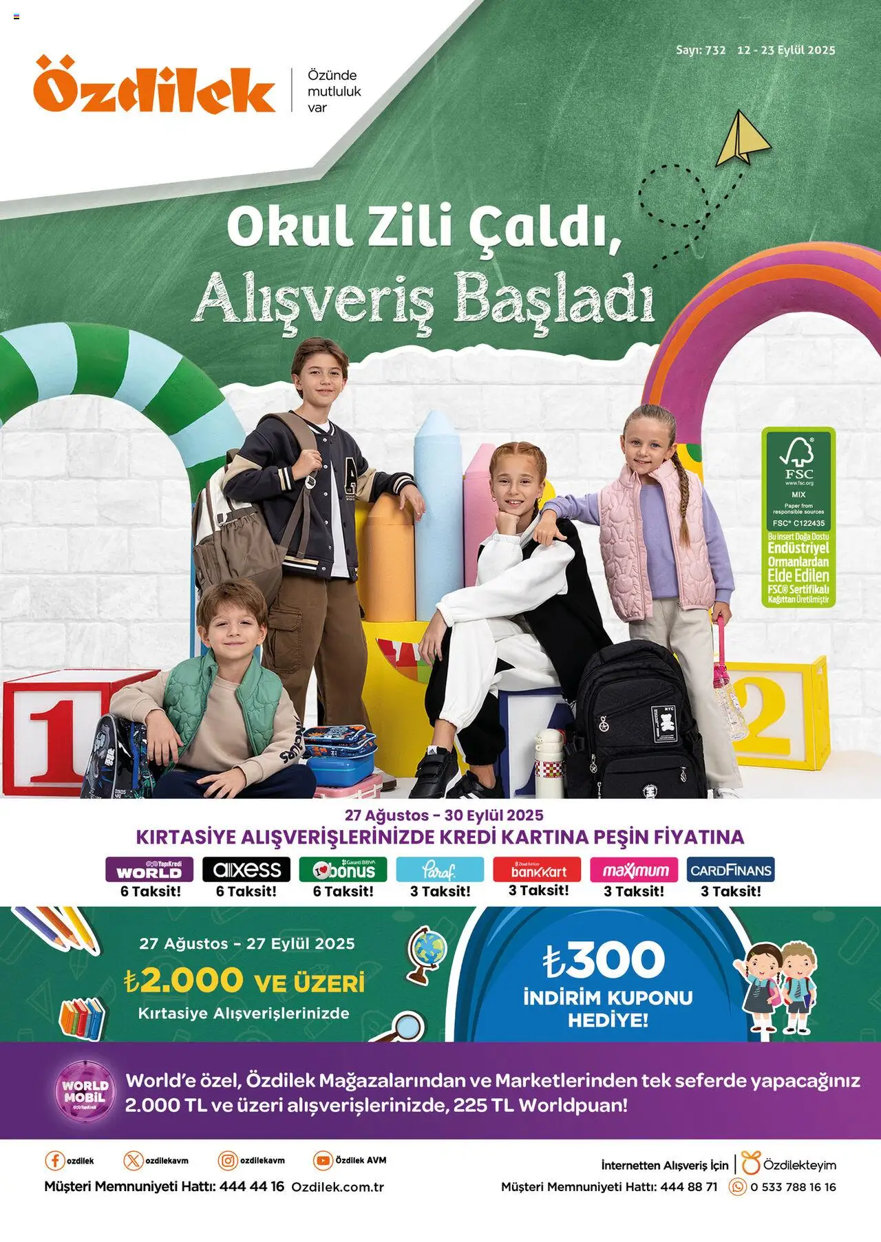 Özdilek Okul Zili Çaldı (12 - 23 Eylül 2025) - Sayfa numarası 1
