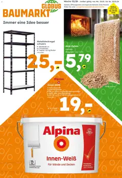 Vorschau von dem Prospekt des Geschäftes Globus Baumarkt, gültig ab dem 05.01.2026