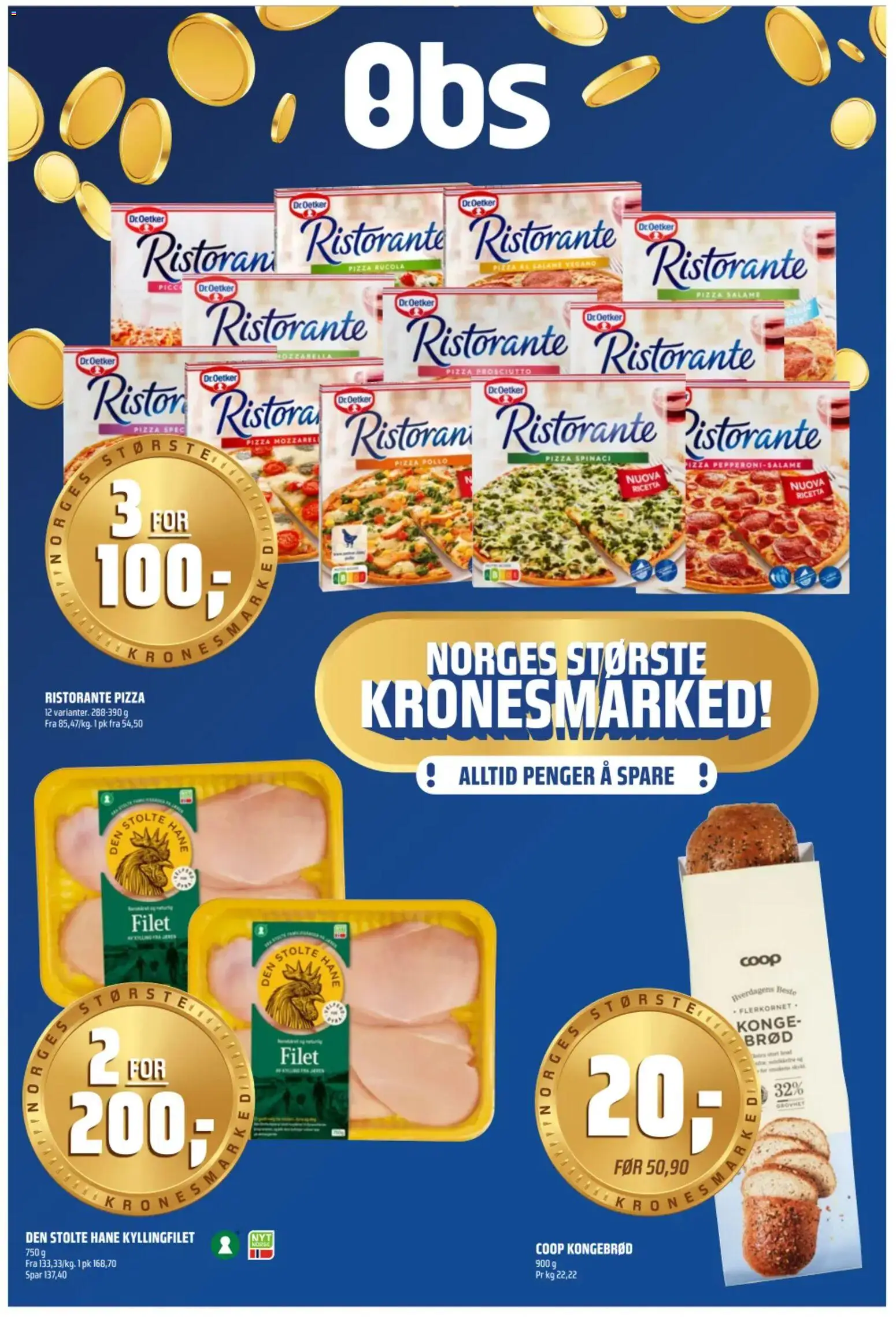 Forhåndsvis Norges Største Kronesmarked! fra butikk Coop Obs gyldig fra 03/01/2026