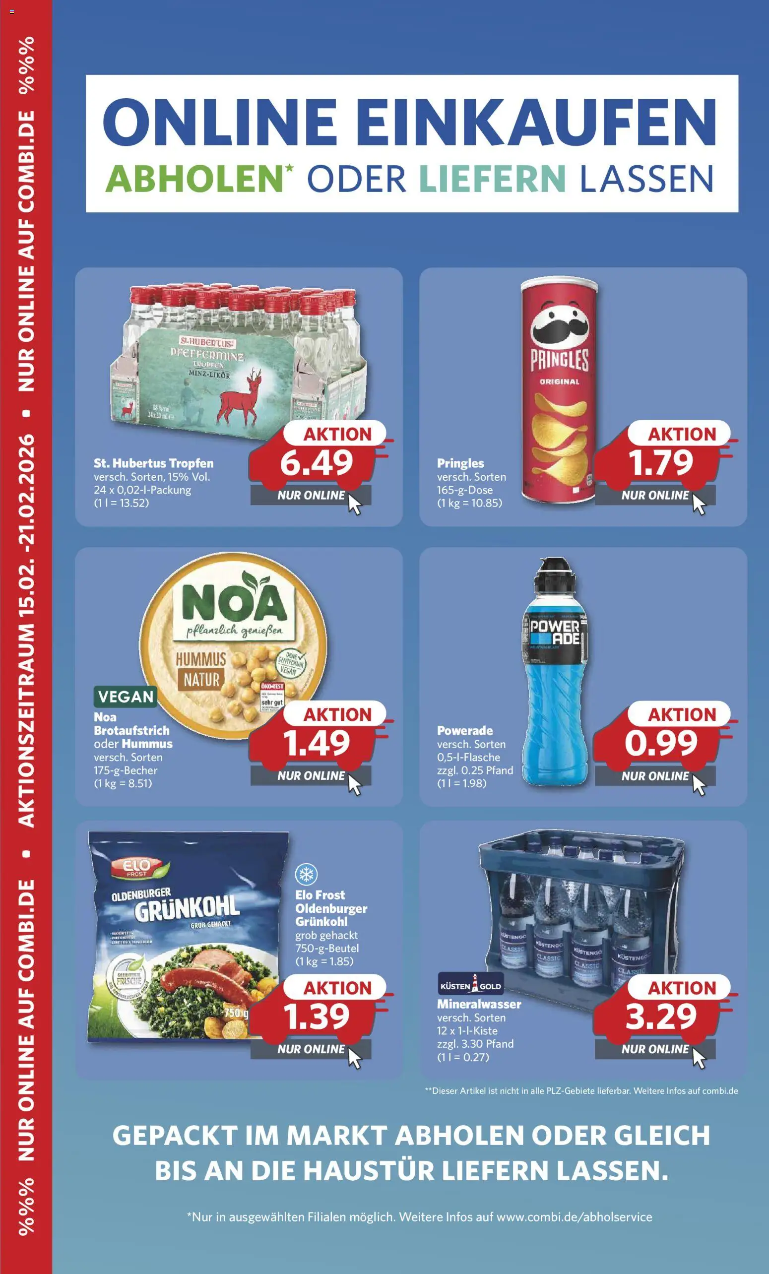 Vorschau von dem Prospekt des Geschäftes Combi, gültig ab dem 15.02.2026