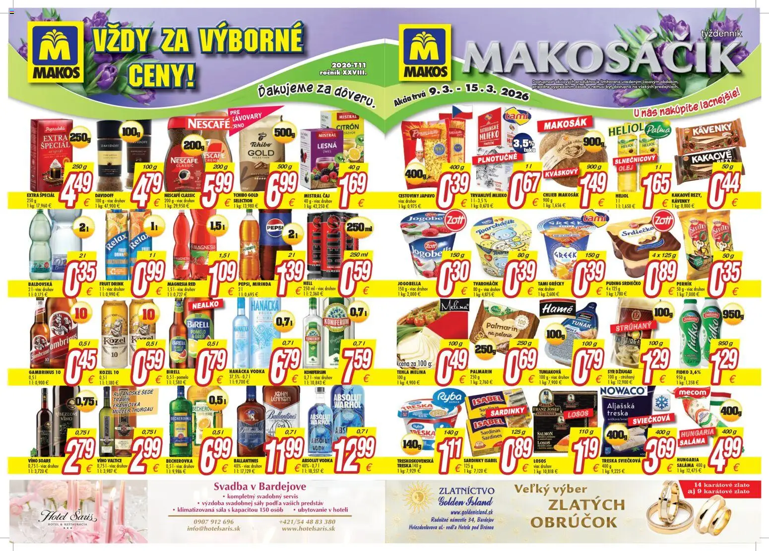 Náhľad Makos letáku platného od 09.03.2026