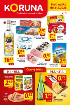 Náhľad Koruna letáku platného od 09.01.2026