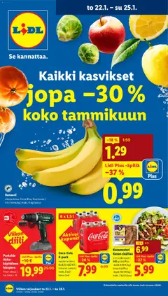 Kaupan Lidl Tarjoukset esikatselu, voimassa 22/01/2026