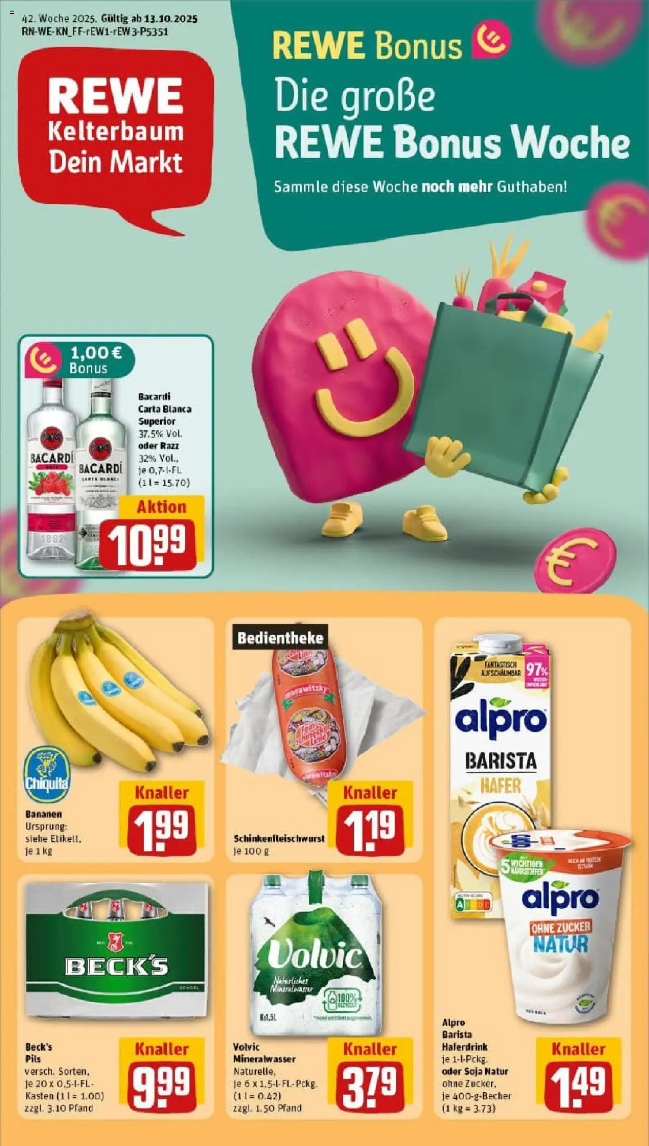 REWE Prospekt ab 13.10.2025 nächste Woche - Prospekt Troisdorf	