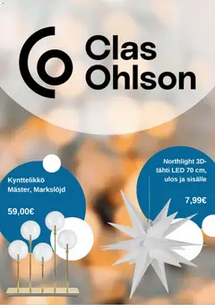 Kaupan Clas Ohlson Tarjoukset esikatselu, voimassa 03/11/2025