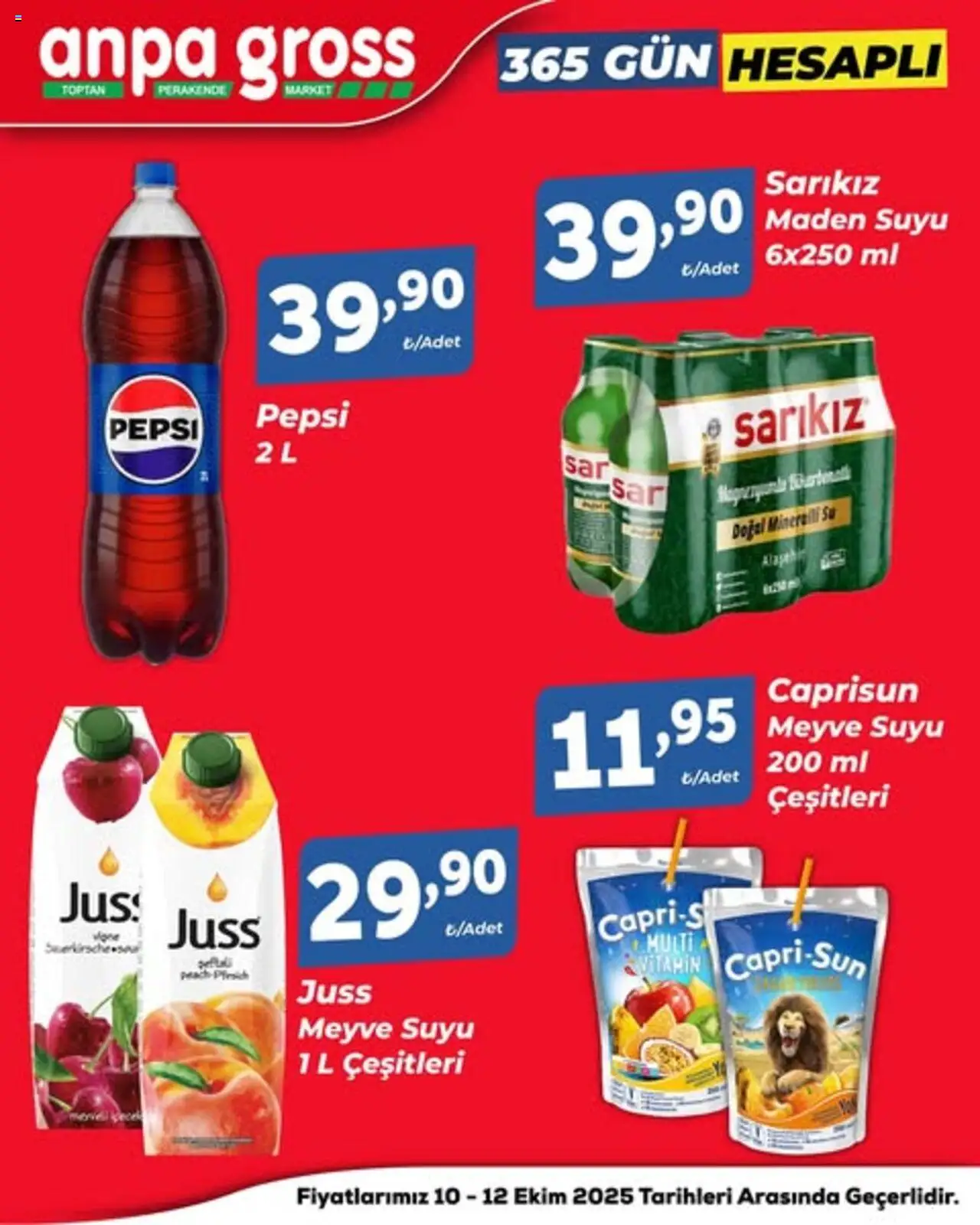 Anpa Gross Hafta Sonu Fırsatları (10 - 12 Ekim 2025) - Sayfa numarası 1