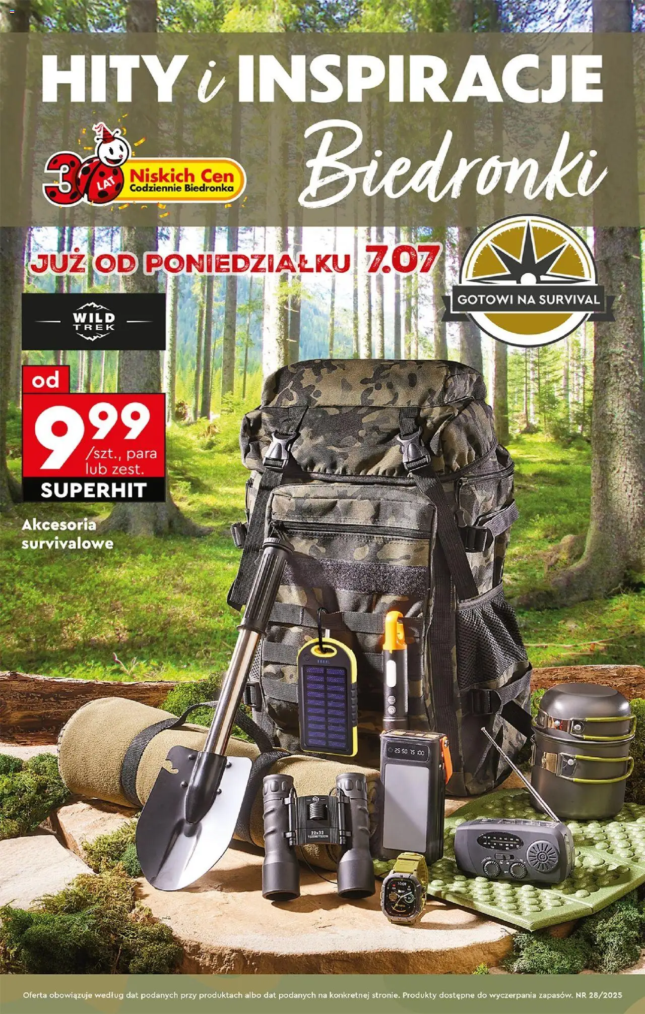 Biedronka gazetka promocyjna 07.07.2025 - "Okazje tygodnia" - Numer strony 1