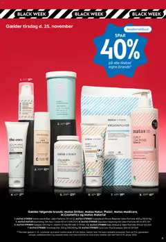 Eksempel på tilbudsavis Black Friday fra butik Matas gyldig fra 19/11/2025 | Side: 9