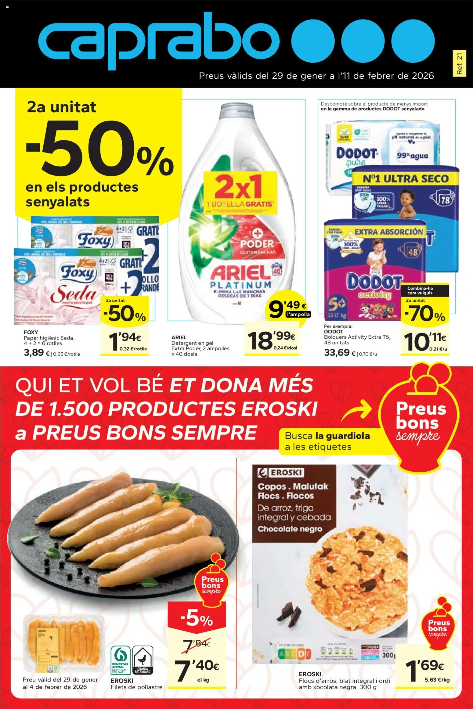 Vista previa del folleto de la tienda Caprabo válido desde el 29/01/2026 