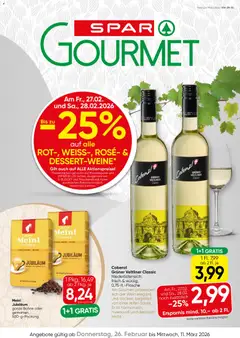 Vorschau der Angebote: SPAR Gourmet Flugblatt gültig ab 26.02.2026