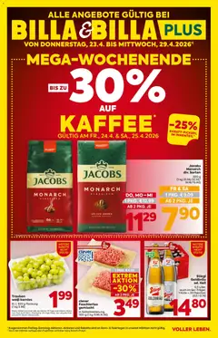 Vorschau der Angebote: Billa Billa Flugblatt - Salzburg gültig ab 23.04.2026