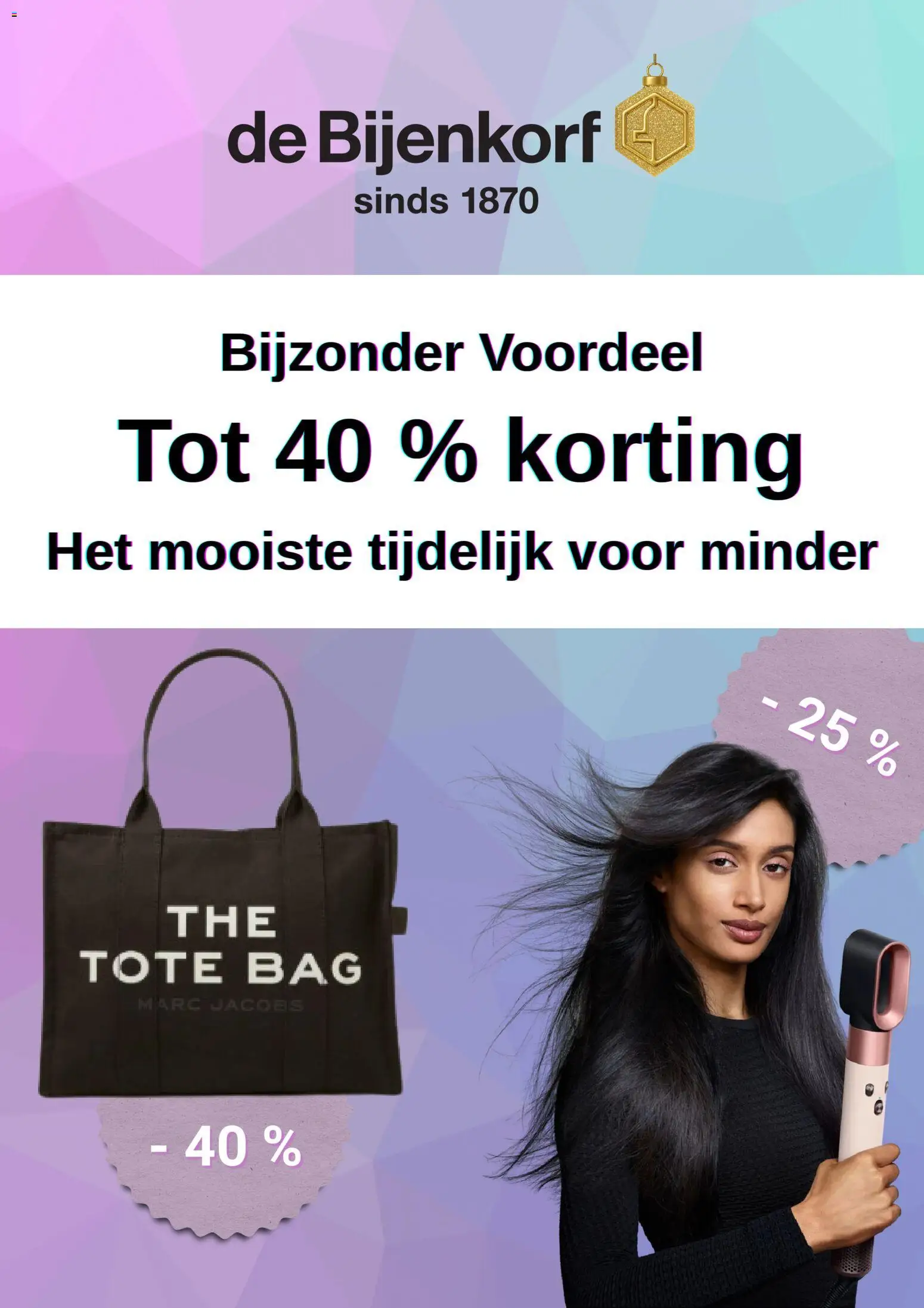 Voorbeeld van Folder van winkel De Bijenkorf geldig vanaf 27-11-2025