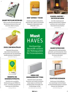 Vorschau der Angebote: Hagebau Katalog Baurategeber gültig ab 07.04.2025 | Seite: 29