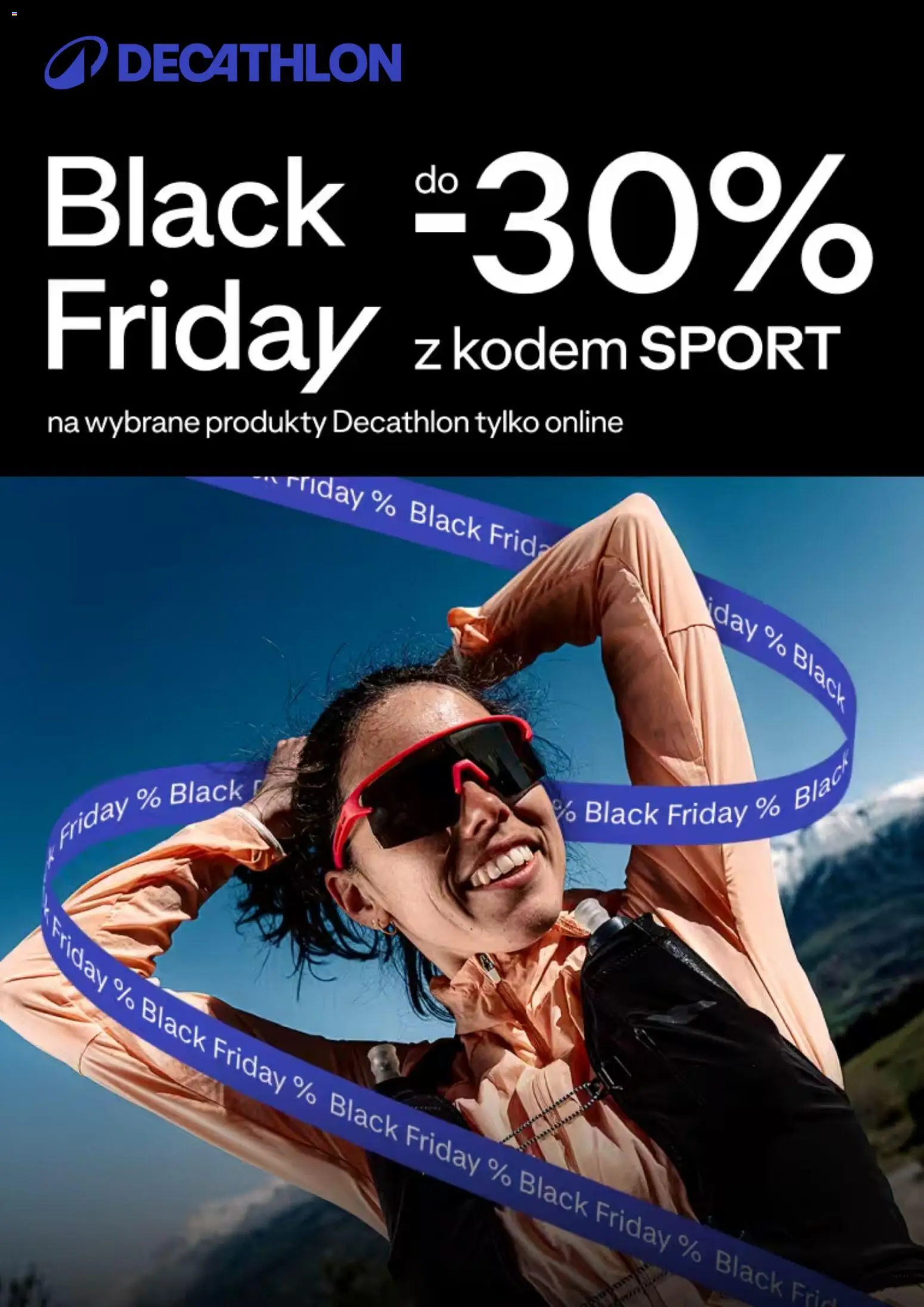 Pogląd gazetki "Black Friday" ze sklepu Decathlon ważnej od 10.11.2025