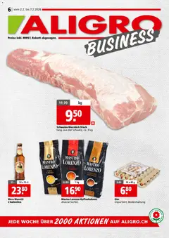 Vorschau des Merkblatts Aktionen Business Chavannes, Matran, Genf, Sitten vom Shop Aligro gültig von 02.02.2026 bis 07.02.2026