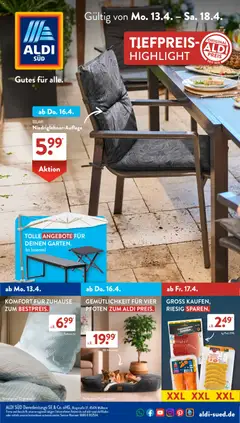 Vorschau von dem Prospekt des Geschäftes Aldi Süd, gültig ab dem 13.04.2026