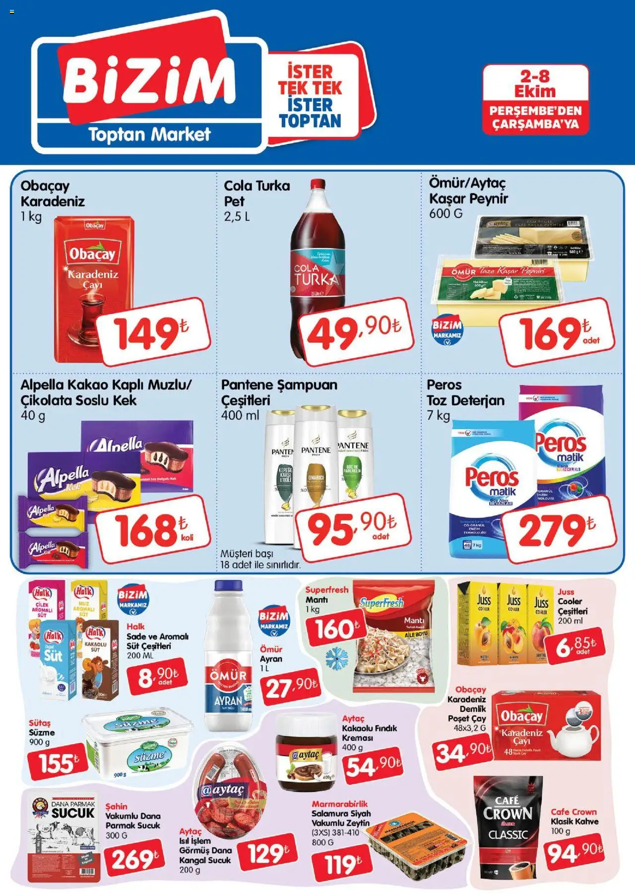 Bizim Toptan Katalog (02 - 08 Ekim 2025) - Sayfa numarası 1