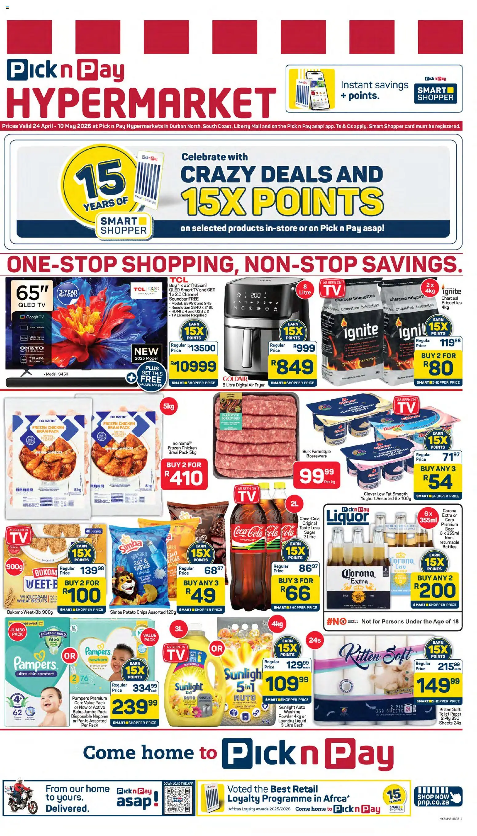 Preview of Pick n Pay flyer valid from 24/04/2026