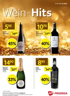 Vorschau des Merkblatts Aktionen Wein-Hits vom Shop Prodega gültig von 01.12.2025 bis 06.12.2025