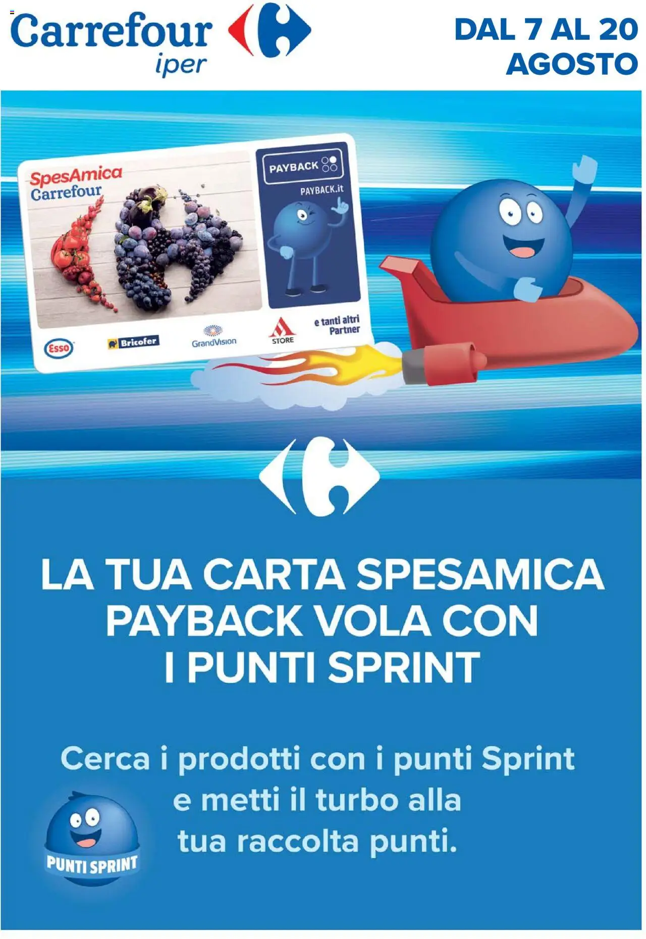 Volantino Carrefour valido da 07/08/2025 numero di pagina 1