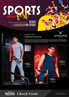 Preview of the catalogue Sports Wear Fest of store Nesto valid from 9 Jan, 2026