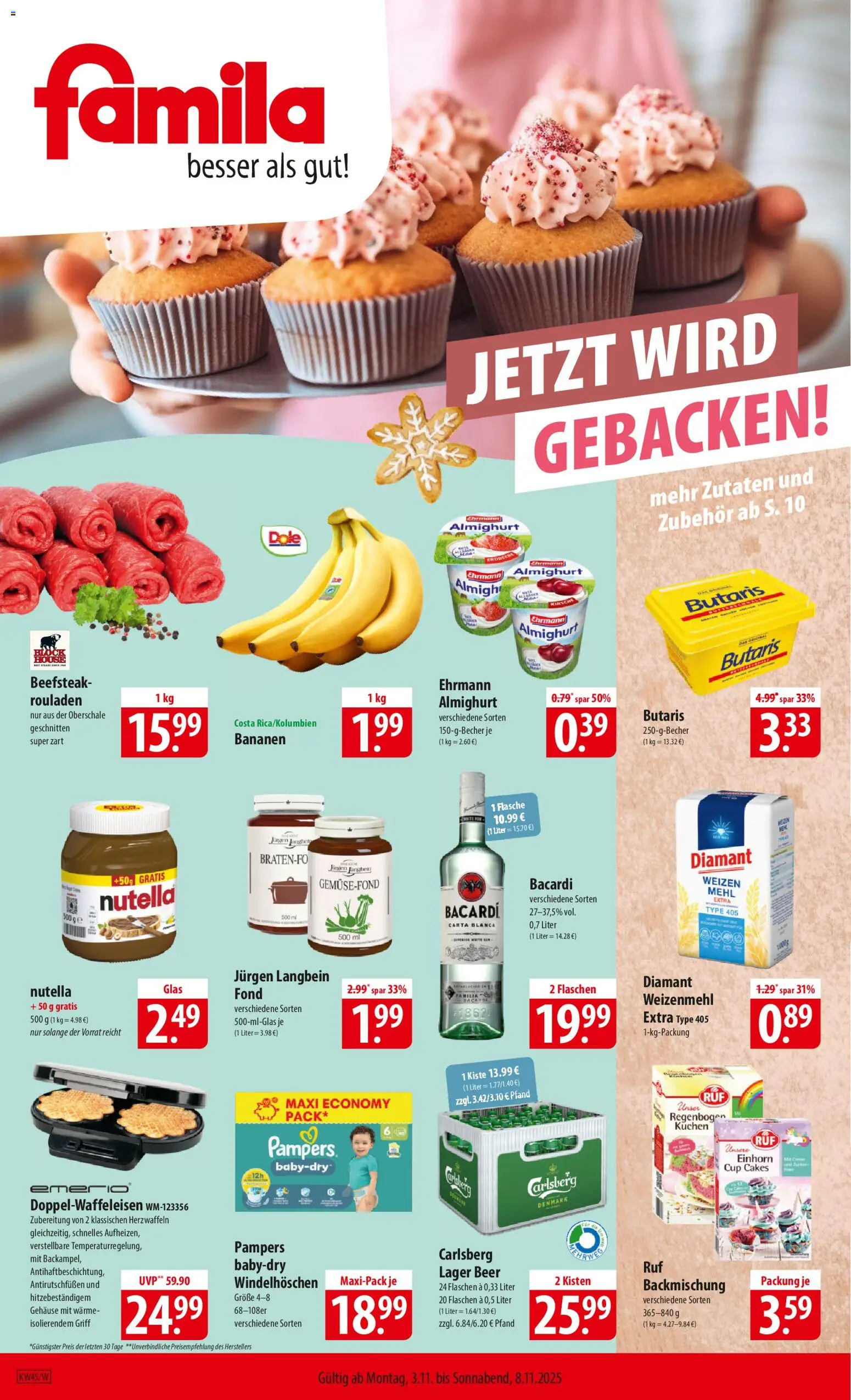 Vorschau von dem Prospekt des Geschäftes Famila, gültig ab dem 03.11.2025