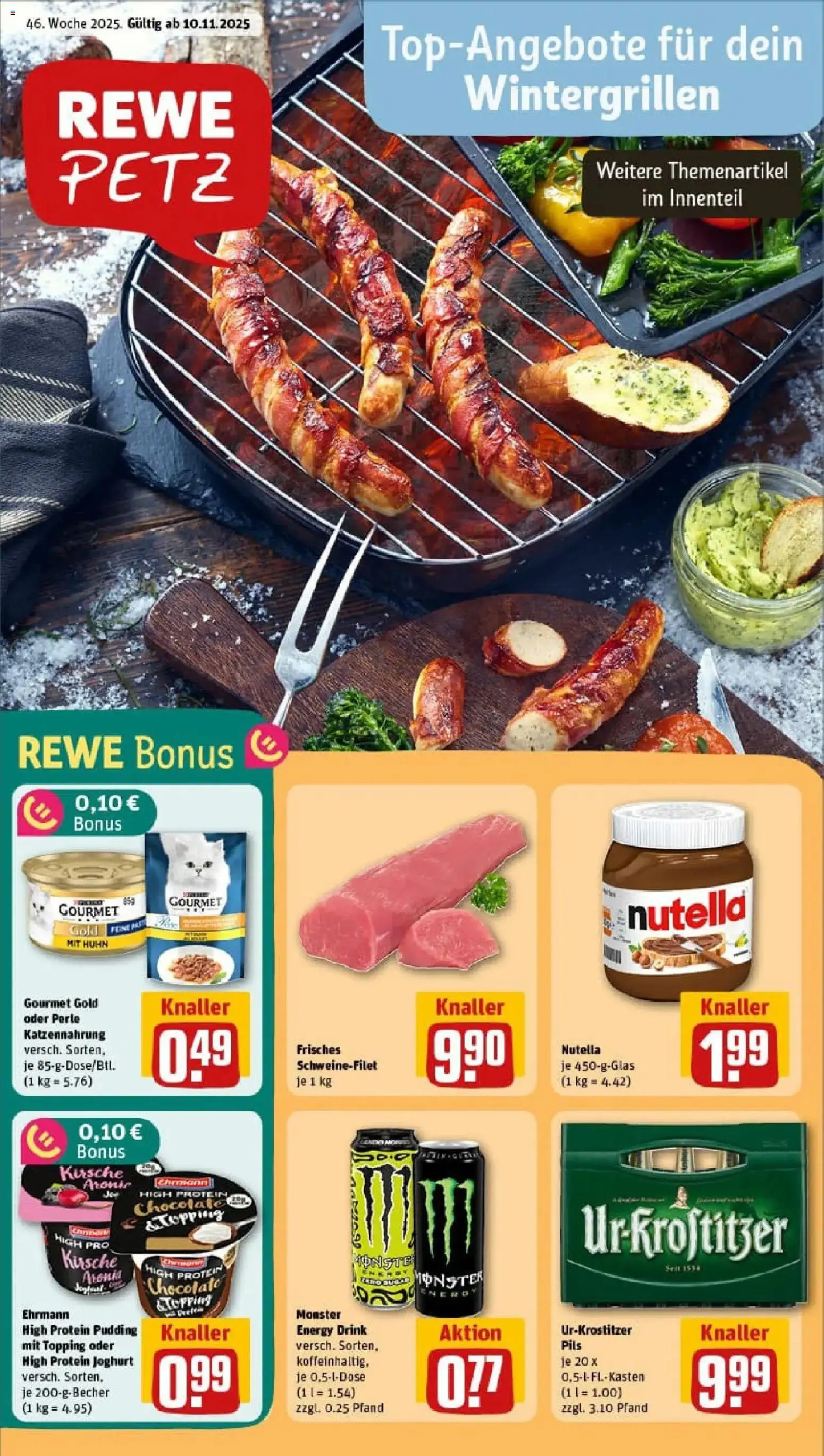 Vorschau von dem Prospekt des Geschäftes Rewe, gültig ab dem 10.11.2025