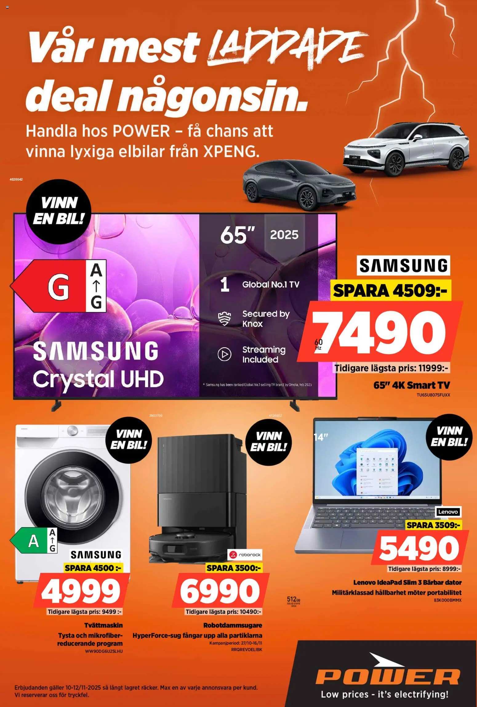 Förhandsgranska reklamblad Reklamblad Black Friday Power från butik Power gäller från 10/11/2025